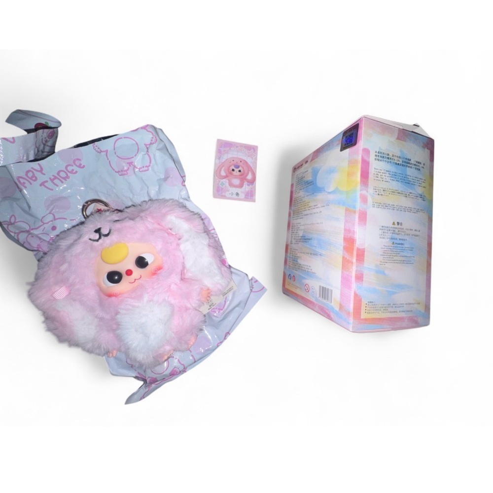 Baby Three De Lovely “Bunny” Plush Pendant — Scented | New & Unused (Confirmed) - Picture 5 of 6